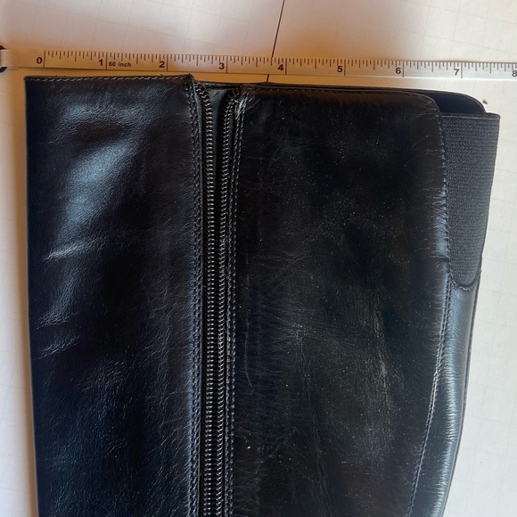 Nine West Gallivant Black Heeled Boots Size 8.5 - Picture 2 of 16